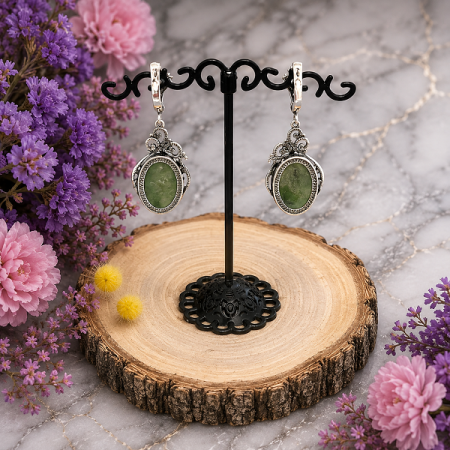 Серебряные серьги Марта